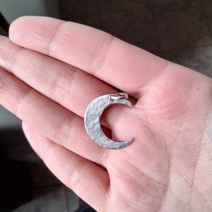 Gnosis studios Silver Crescent Moon Pendant